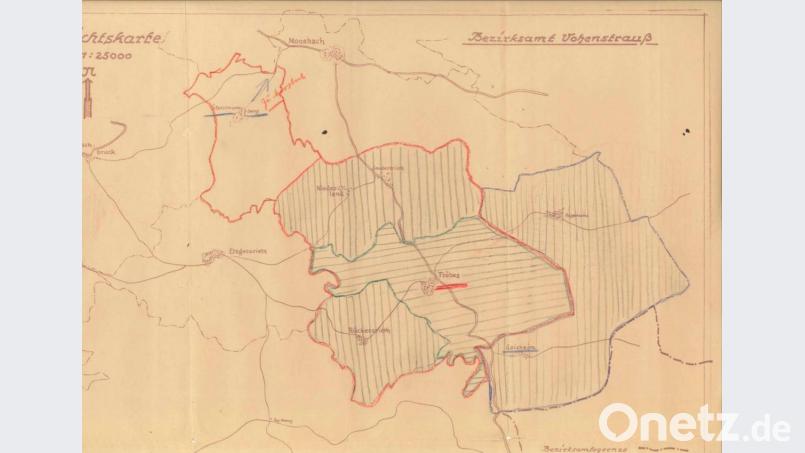 Die Gebietsreform von 1939 hat vor allem den Bestand der früheren Gemeinde Tröbes enorm verändert. Vor allem die Rückersriether wandten sich gegen die Neugliederung und provozierten einen Eklat. Repro: gi