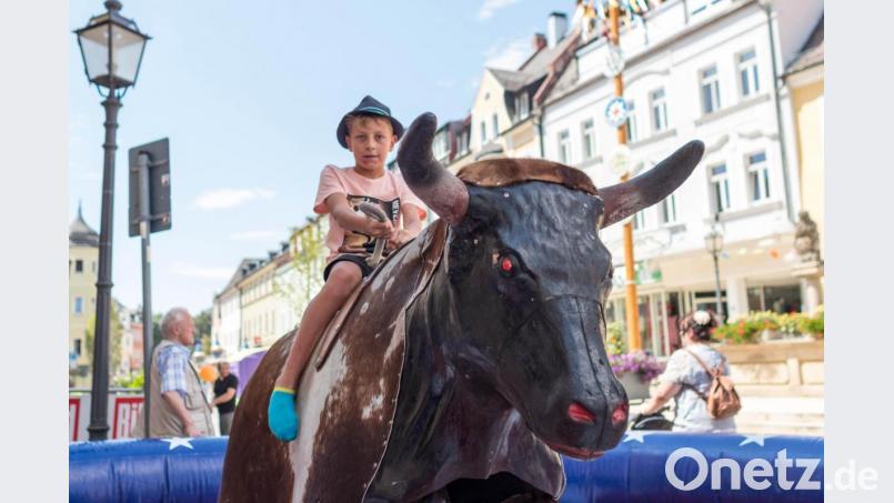 Bullriding in Marktredwitz. Bild: dtr