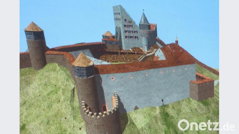 So soll die Burg Waldeck um 1660 laut einer digitalen Rekonstruktion von Bernhard Weigl ausgesehen haben. Repro: Dobmeier