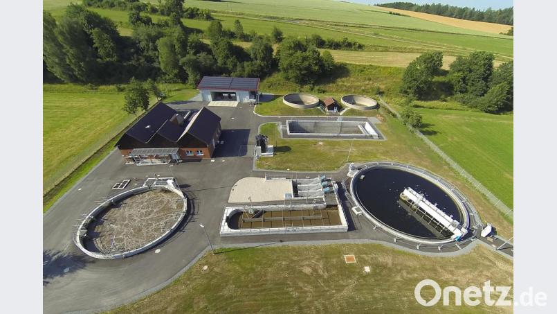 Die Kläranlage von oben. Bild: den