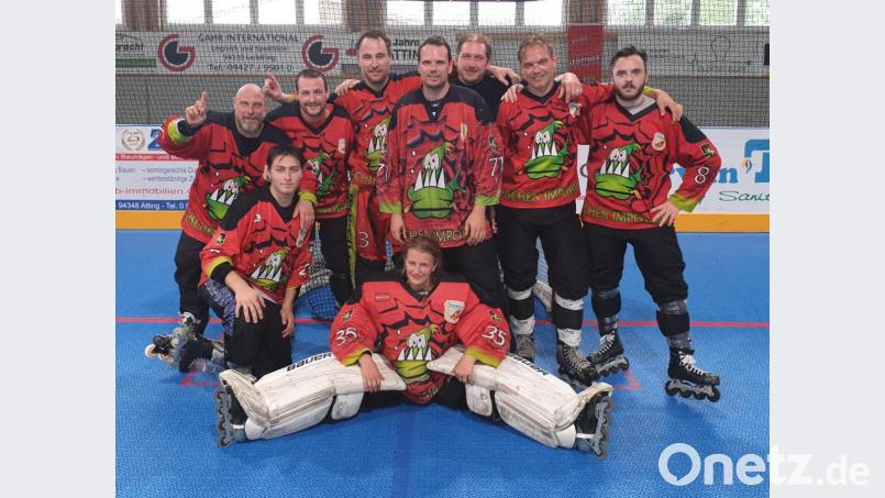 Die Pleystein Piranhas sind einmal mehr Meister der Inlinehockey-Landesliga Nord. Bild: ian