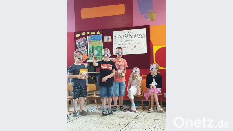 &quot;Mama Maus&quot; wurde beim Buchstabenfest an der Grundschule Krummennaab gezeigt. Bild: exb