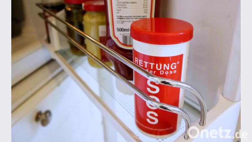 Die Notfalldose gehört in die Tür des Kühlschranks. Denn eine Küche mit Kühlschrank hat jeder. Bild: men
