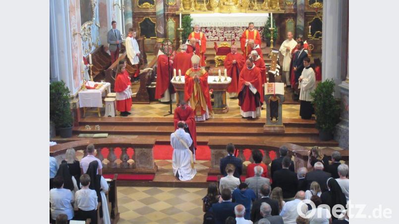 Frater Gregor Schuller ist zum Priester geweiht worden. Bild: kgg