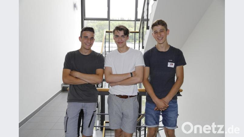Das Team www aus Weiden: von links Simon Weig, Leon Wölfinger, Thomas Weig. Bild: exb