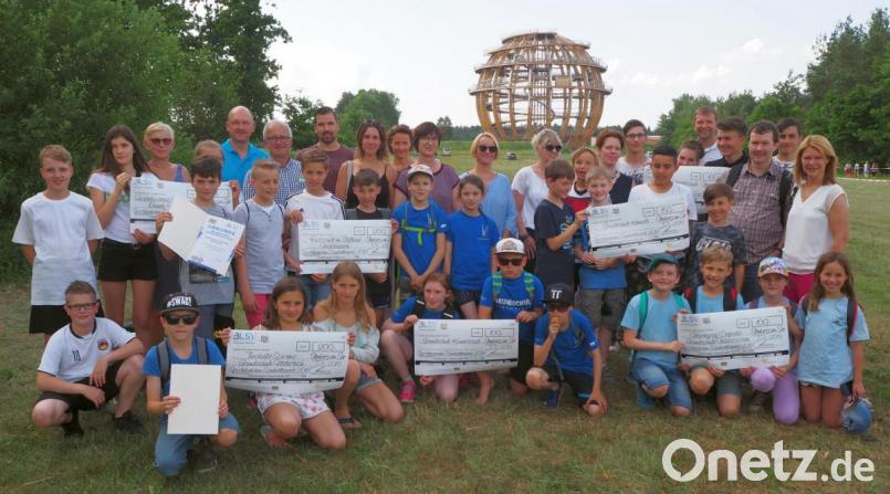 Die Schulen aus dem Landkreis Tirschenreuth waren beim Sportabzeichenwettbwerb ganz vorne mit dabei. Bild: kro