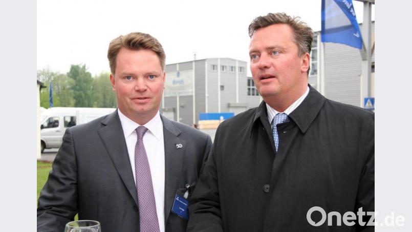 Freuen sich über den Erfolg ihres Projekts &quot;Allianz für die berufliche Bildung Ostbayern&quot;: Lars (links) und Christian Engel von BHS Corrugated Bild: popp