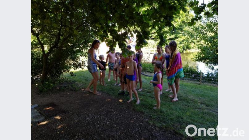 An jeder einzelnen Station mussten sich die Kinder auch sportlich beweisen. Bild: slh
