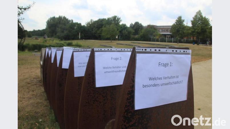 Klimachaosrallye auf dem Landesgartenschaugelände. Bild: kmo