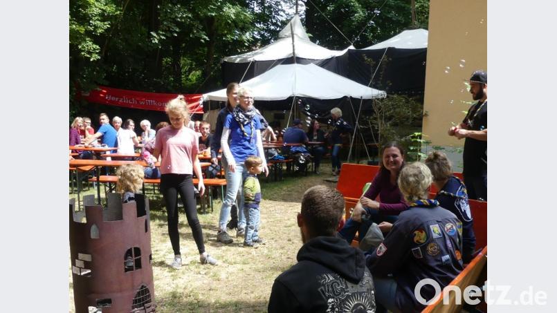 Rund um das Pfadfinderheim feiert der Stamm Graf Gebhard das Parkfest. Bild: sgg
