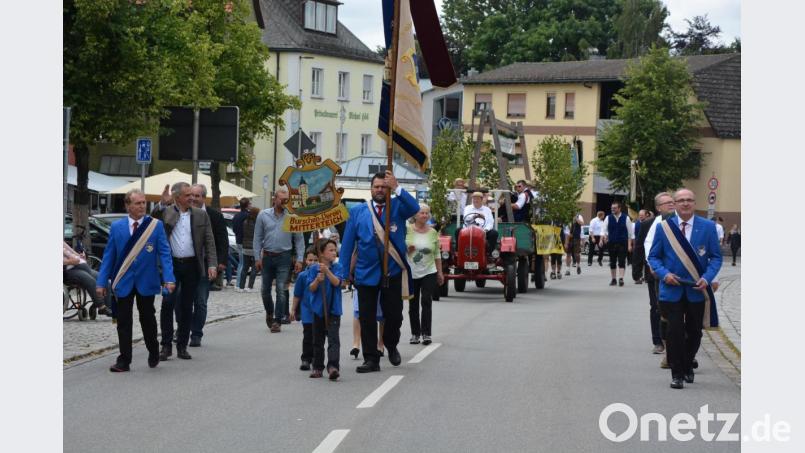 Durch die Straßen der Stadt Mitterteich bewegte sich ein stattlicher Festzug. Bild: jr