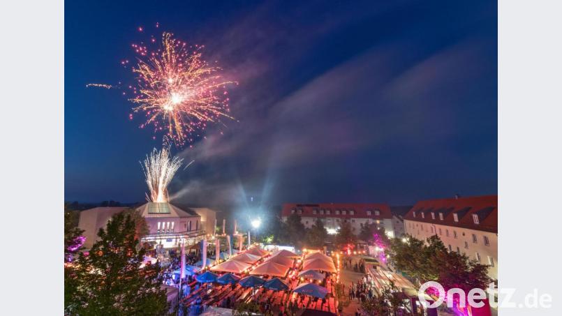 Ein Hingucker - das Feuerwerk am Sonntagabend. Bild: dtr