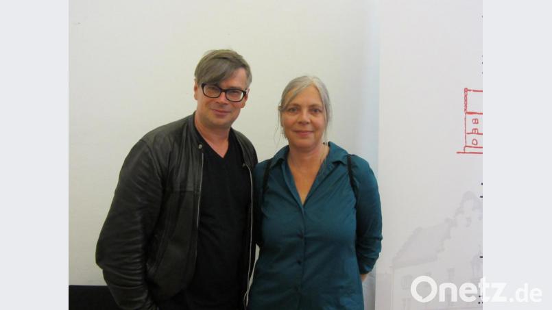 Die Literatur-Sommerfest-Gäste Ulrike Anna Bleier und Jaroslav Rudiš . Bild: aks