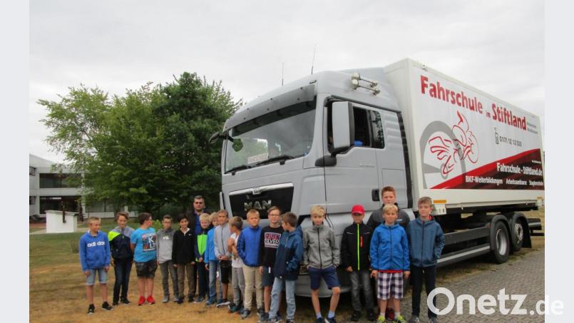 Verkehrserziehung an der Realschule im Stiftland Waldsassen. Bild: exb
