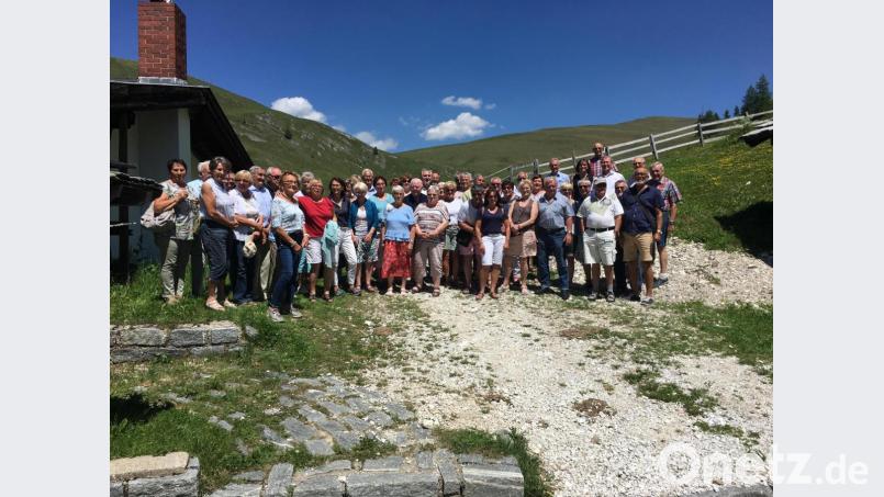 Die Kümmersbrucker auf der Fechner-Alm. Bild: exb
