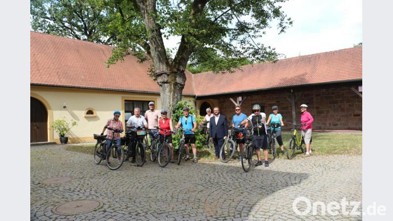 Die Radlergruppe. Bild: rpp