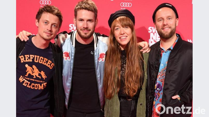 Die Hamburger Band Revolverheld. Foto: Uli Deck/Archivbild Bild: Uli Deck