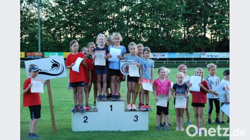 U8-Sieger wurden die "Geparden I" aus Wiesau, die der TB Jahn ins Rennen schickte. Bild: wro