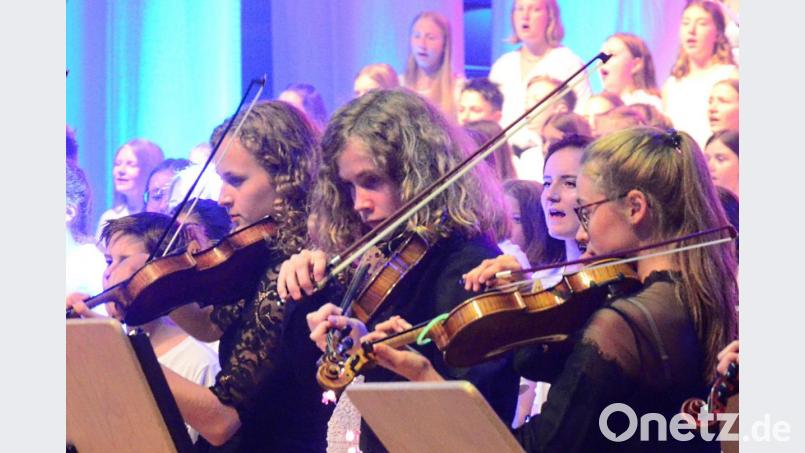 Das Orchester hat großen Anteil am Erfolg des Sommerkonzerts. Bild: Kunz