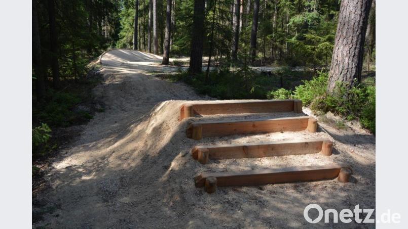 Neu angelegt wurde ein rund 300 Meter langer Radparcours, auf dem das Fahren Spaß macht. Bild: jr