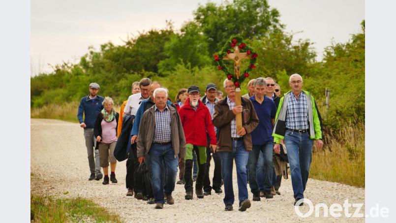 Auch in diesem Jahr pilgerte wieder eine Wallfahrtsgruppe aus Schmidmühlen zum Skapulierfest nach Hohenfels - einmal quer durch den Truppenübungsplatz. Bild: bö