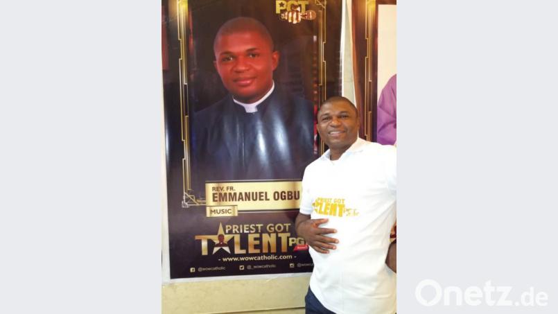 In der Show &quot;Priest Got Talent&quot; belegte Emmanuel Ogbu den dritten Platz. Bild: Emmanuel Ogdu