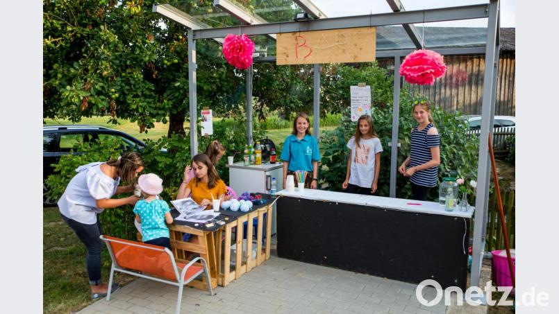 Ob Spielgeräte oder Kinderschminken: Für die Jüngsten kam keine lange Weile auf. Bild: sml