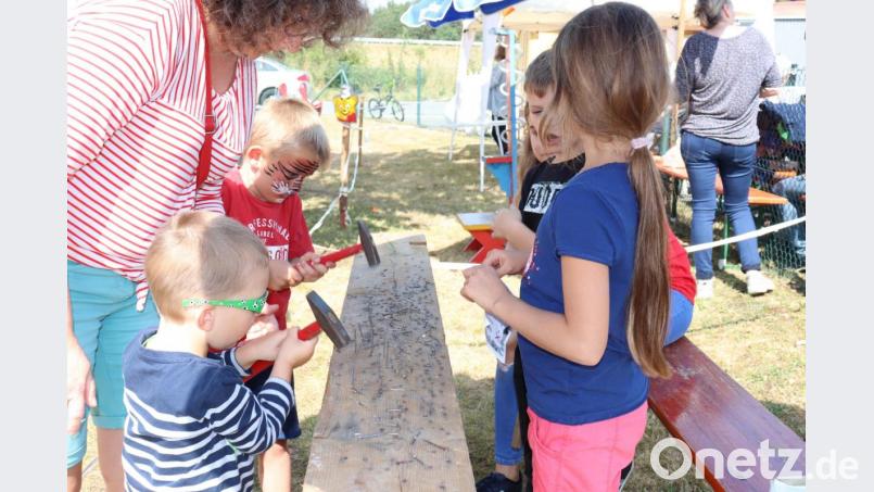 Handwerkliches Geschik ist gefragt beim Nägel einschlagen. Bild: myd