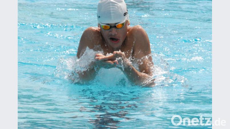 Leon Ducheck war über 200 Meter Brust nicht zu schlagen und holte sich den Titel des Bayerischen Meisters. Bild: gb