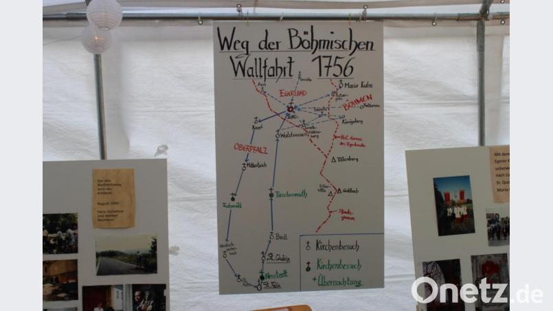 Auch über den &quot;Weg der Böhmischen Wallfahrt 1756&quot; können sich die Besucher informieren. Bild: Susanne Forster