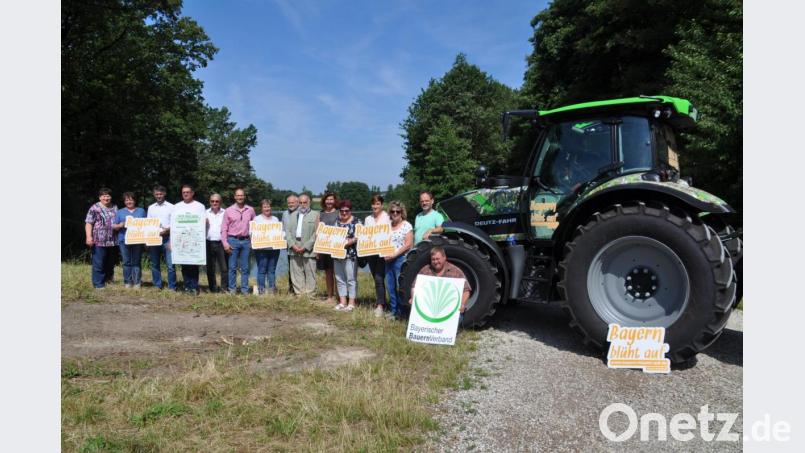 BBV-Aktion "Bayern blüht auf" in Kaibitz. Bild: ak
