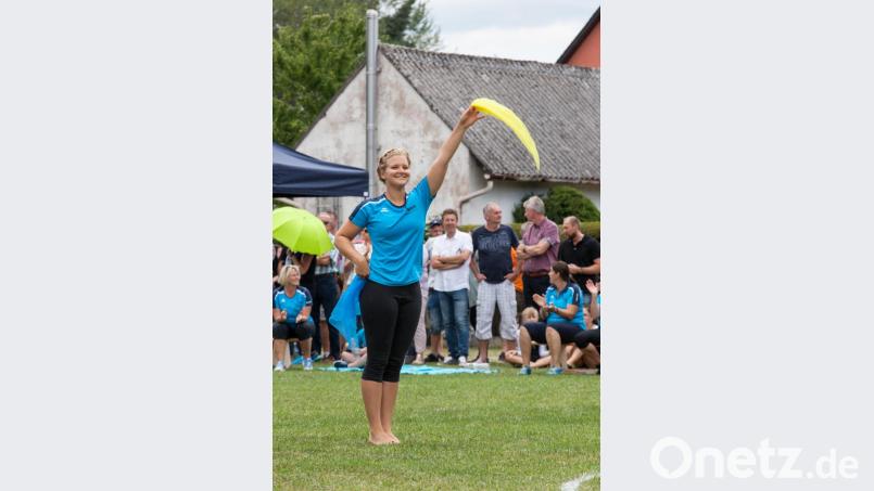 Vorführung auf der Bunten Wiese zum 100. Geburtstag der TSG. Bild: jma