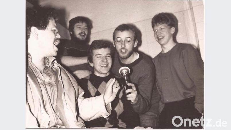 Etwa 1987: Jeff Fichtner, Igor Schüßlbauer, Hirsch Dirscherl, Tschuppy Treml und Uli Ederer (von links). Bild: exb
