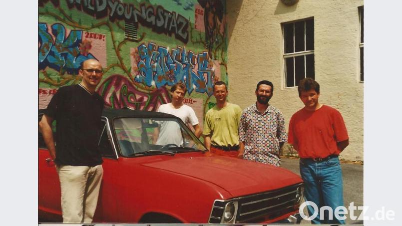 2001: Tschuppy Treml, Uli Ederer, Harald Neudert, Bernie Helmstreit und Hirsch Dirscherl (von links). Bild: exb