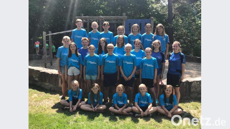 Diese Mannschaft vertritt die Schwimmer des SV 08 Auerbach bei den Wettbewerben in Wackersdorf. Bild: sck