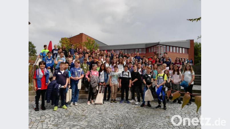 Einen Preis errechnen sich die &quot;Augustinus&quot;-Schüler in diesem Jahr nicht, aber immerhin sind sie die Gruppe mit den meisten Teilnehmern. Bild: exb