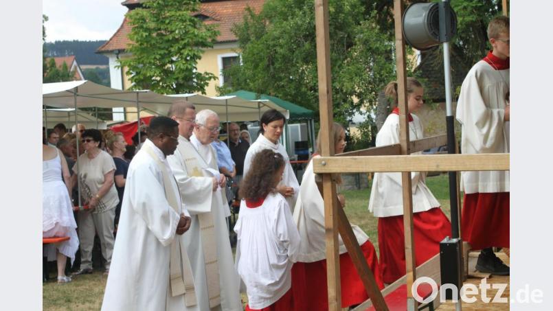 Pfarrfest-Auftakt mit dem Gottesdienst Bild: wrt