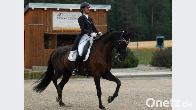 Nicole Seitz vom veranstaltenden RC Münchsgrün peilt mit „Feriz“ wieder einen Heimsieg an. Bild: otr