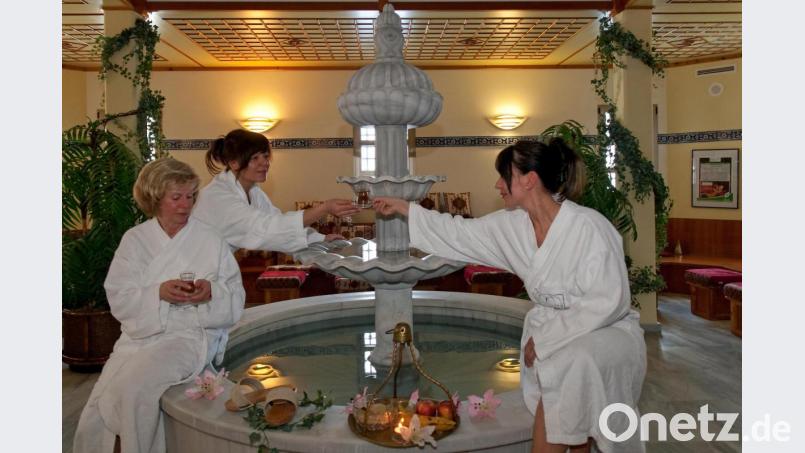 Die Annehmlichkeiten im Orientalischen Badetempels im Kurmittelhaus Sibyllenbad schätzen die Gäste sehr. Bild: tr