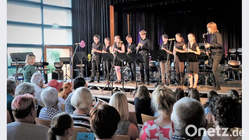 Michaela Lipperts Klarinettenensemble spielt instrumentale Filmmusik. Bild: twi