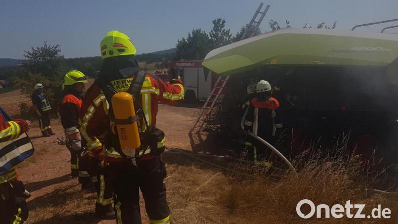 Brand Strohballenpresse Kastl Bild: rw