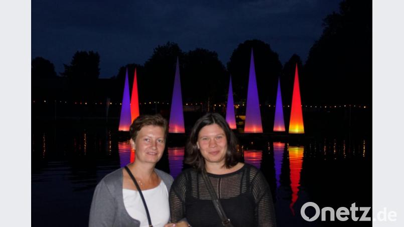 Ein herrliches Bild bot am Abend der Blick auf den Hahnenweiher. Bild: mmj