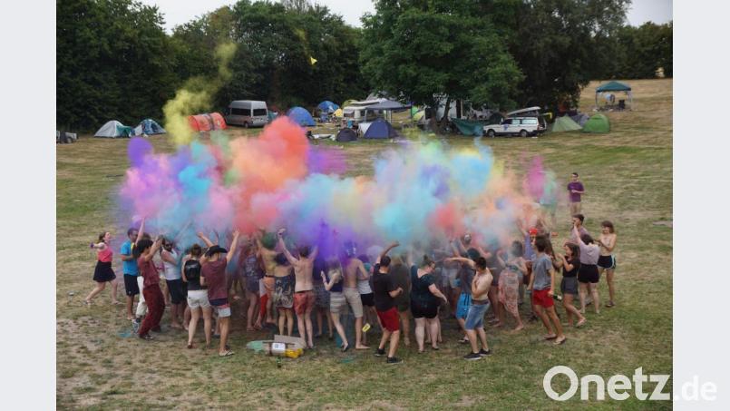 Farbenrausch am Samstagnachmittag. Bild: bkr