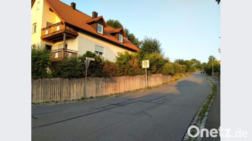 Das Verkehrsschild beweist: Im Schützengarten sollte Tempo 30 nicht überschritten werden. Bild: fla