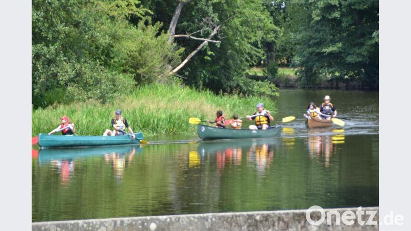 Bootfahren mit dem Kanuverein Weiden auf dem ruhigen Naab-Seitenarm. Bild: hcz