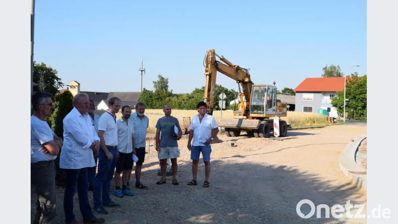 In Damelsdorf-Siedlung werden Wasserleitung, Kanal und Straße neu gebaut. In Kürze soll alles fertig sein. Bild: bnr