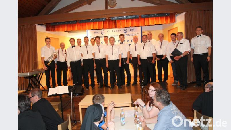 Der Jubelchor "Sangeslust" präsentiert sich in Bestform. Bild: pi