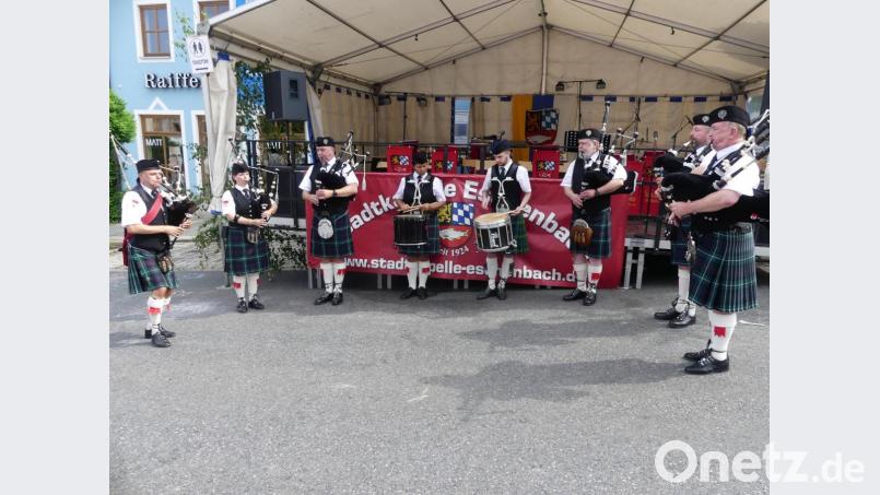 Die &quot;Glenn Regnitz Pipe Band&quot; entführt in die schottischen Highlands. Bild: rn