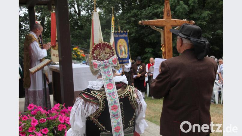 Wunderschöne egerländer Tracht sar zu sehen. Bild: kro