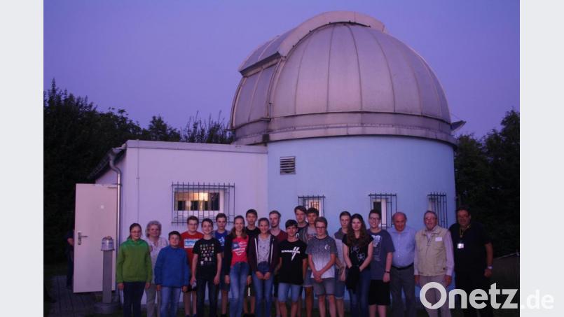 Besuch der Sternwarte Stiftland-Gymnasium Bild: Stiftland-Gymnasium Tirschenreuth/exb